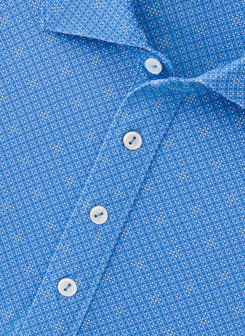 2025 Peter Millar Men's Bickett Performance Jersey Polo - Dark Blue