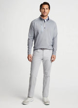 2025 Peter Millar Men's Verge Performance Quarter Zip Pullover - Grey