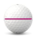 2025 Titleist Pro V1 Performance Alignment Golf Ball Dozen - Pink Line