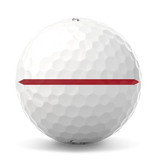 2025 Titleist Pro V1 Performance Alignment Golf Ball Dozen - Red Line