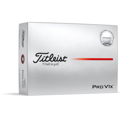 2025 Titleist Pro V1x Performance Alignment Golf Ball Dozen - Black Line