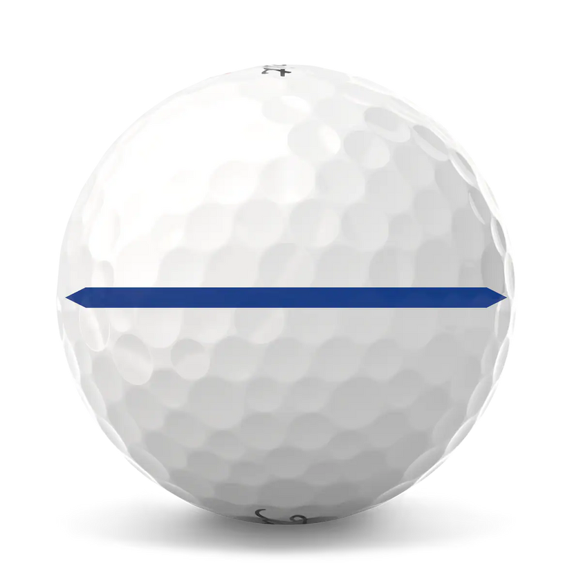 2025 Titleist Pro V1x Performance Alignment Golf Ball Dozen - Blue Line