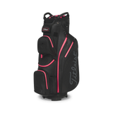 2025 Titleist Stadry Cart 14 Golf Bag - Black/Pink