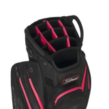 2025 Titleist Stadry Cart 14 Golf Bag - Black/Pink