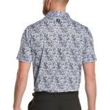 2026 FootJoy Men's Garden Print Lisle Polo - Periwinkle
