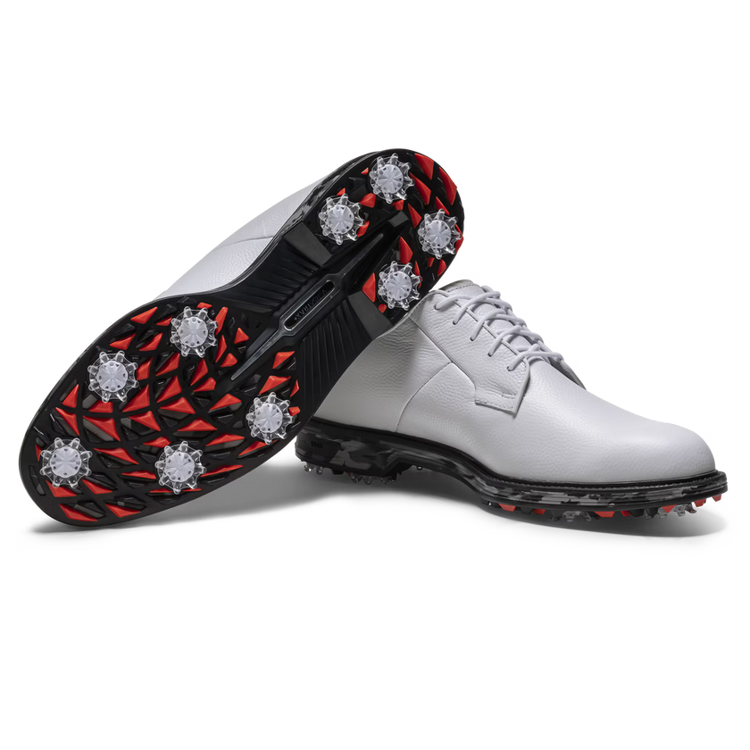 2026 FootJoy Men's Premiere Field LX Golf Shoe - White/Black/Red