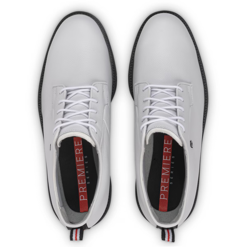 2026 FootJoy Men's Premiere Field LX Golf Shoe - White/Black/Red