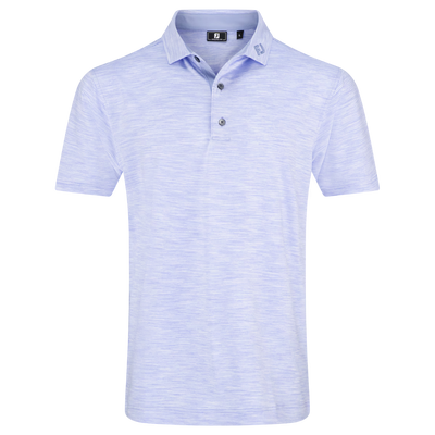 2026 FootJoy Men's Space Dye Lisle Polo - Periwinkle