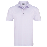 2026 FootJoy Men's Squiggle Print Lisle Polo - Orchid/Ice Water
