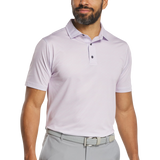2026 FootJoy Men's Squiggle Print Lisle Polo - Orchid/Ice Water
