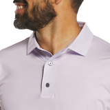 2026 FootJoy Men's Squiggle Print Lisle Polo - Orchid/Ice Water