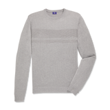 2026 FootJoy Men's Tonal Block Crewneck Pullover - Heather Grey