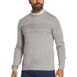2026 FootJoy Men's Tonal Block Crewneck Pullover - Heather Grey