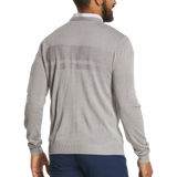 2026 FootJoy Men's Tonal Block Crewneck Pullover - Heather Grey