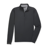 2026 FootJoy Men's Tonal Deco Diamond Quarter Zip Midlayer - Black