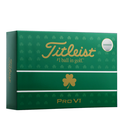 2026 Titleist Pro V1 Golf Ball Dozen - Limited Edition Shamrock
