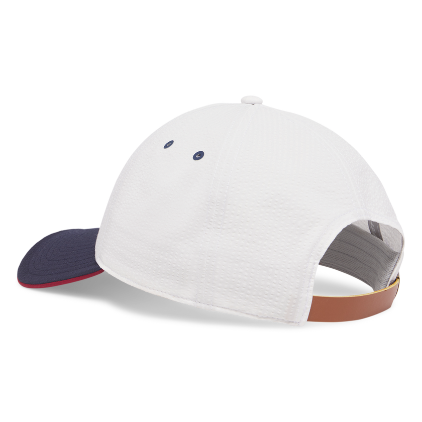 Titleist Montauk Seersucker Cap - White/Navy