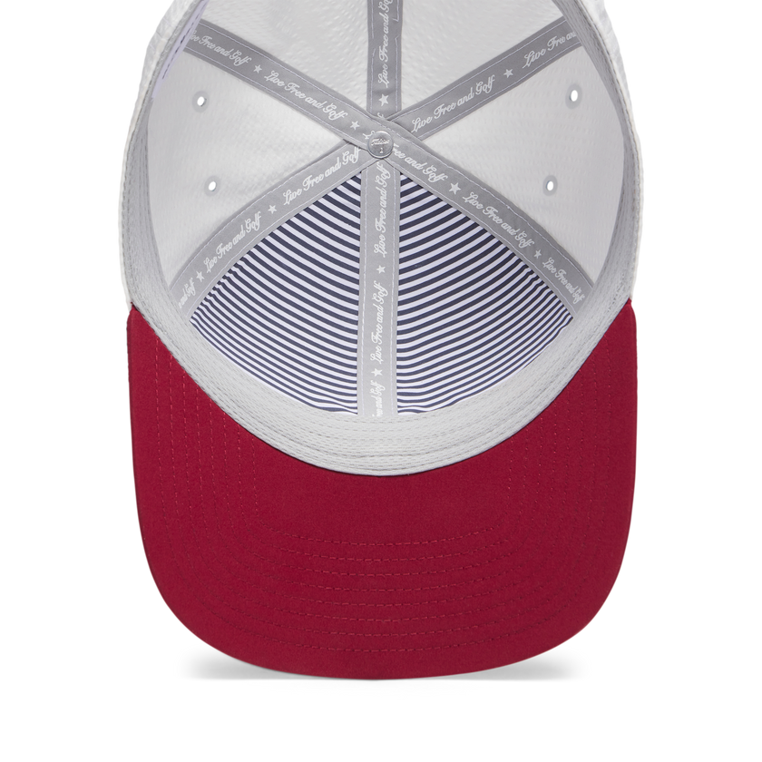Titleist Montauk Seersucker Cap - White/Navy