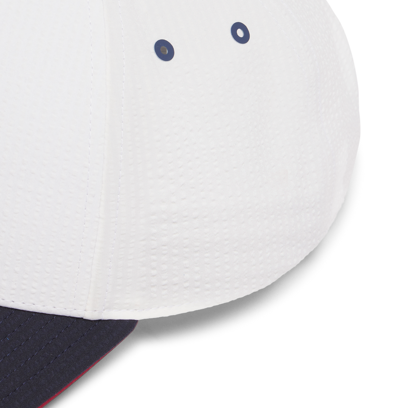 Titleist Montauk Seersucker Cap - White/Navy