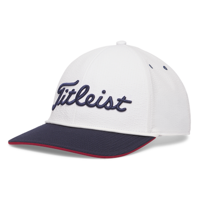 Titleist Players Seersucker Cap - White/Navy