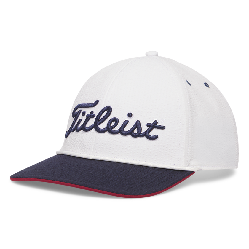 Titleist Players Seersucker Cap - White/Navy