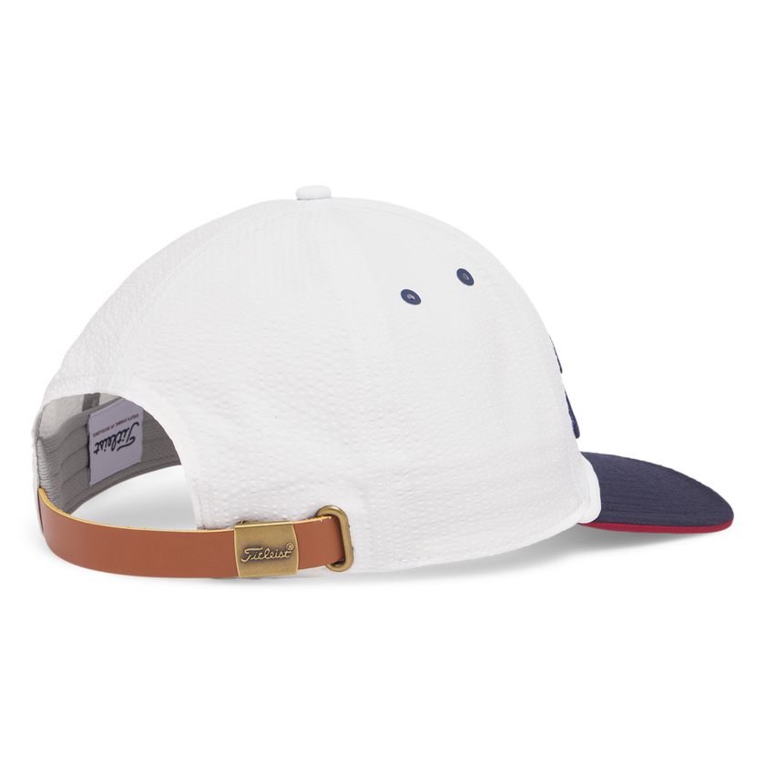 Titleist Players Seersucker Cap - White/Navy