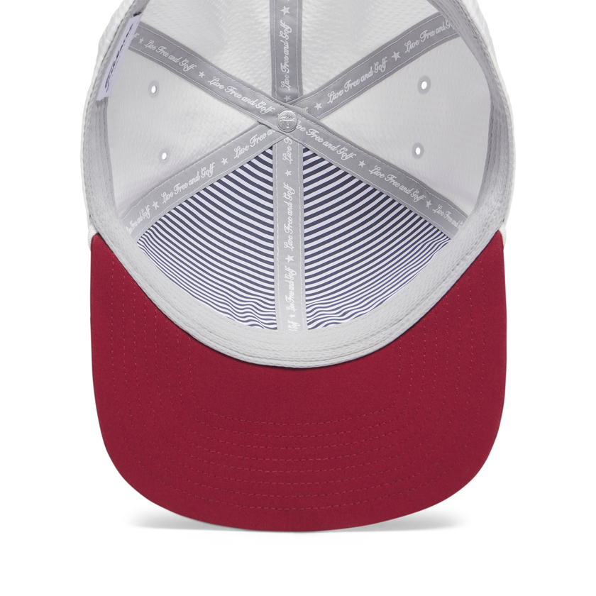 Titleist Players Seersucker Cap - White/Navy