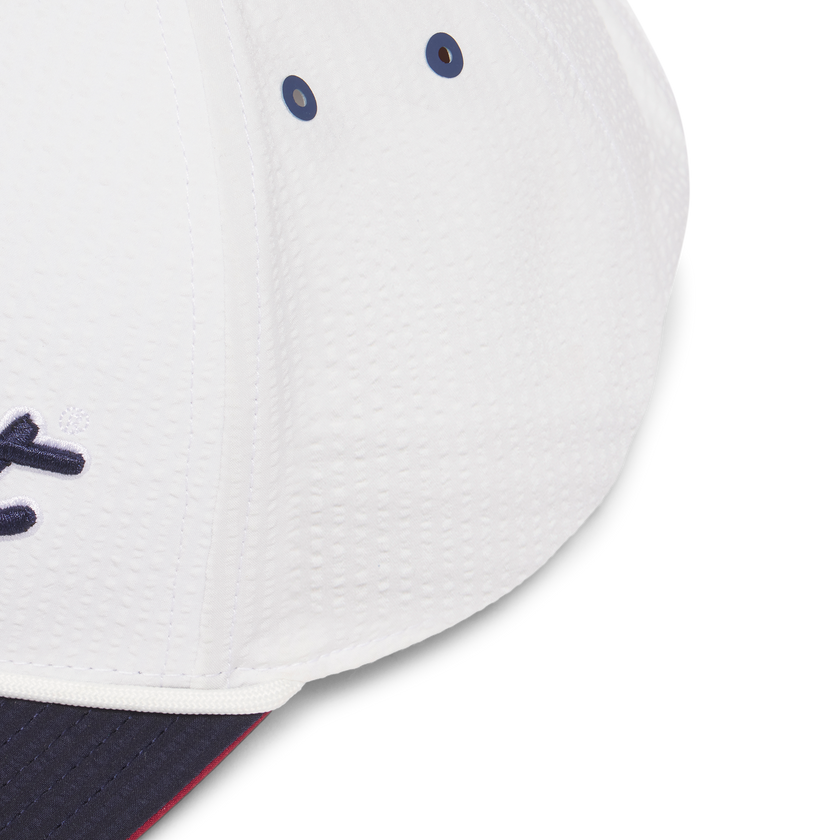 Titleist Players Seersucker Cap - White/Navy