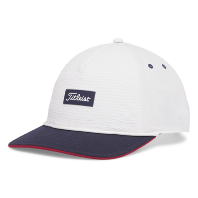 Titleist Santa Cruz Seersucker Cap - White/Navy