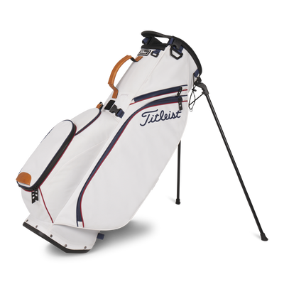 Titleist Players 4 Stand Bag - Limited Edition White/Burgundy/Navy