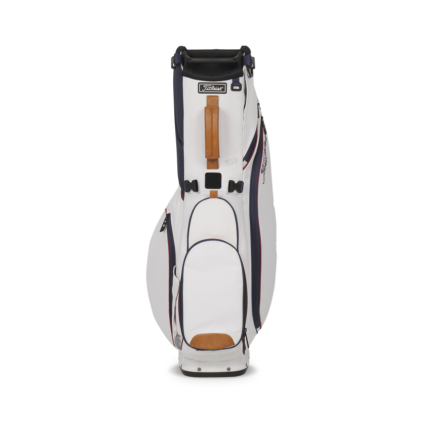 Titleist Players 4 Stand Bag - Limited Edition White/Burgundy/Navy