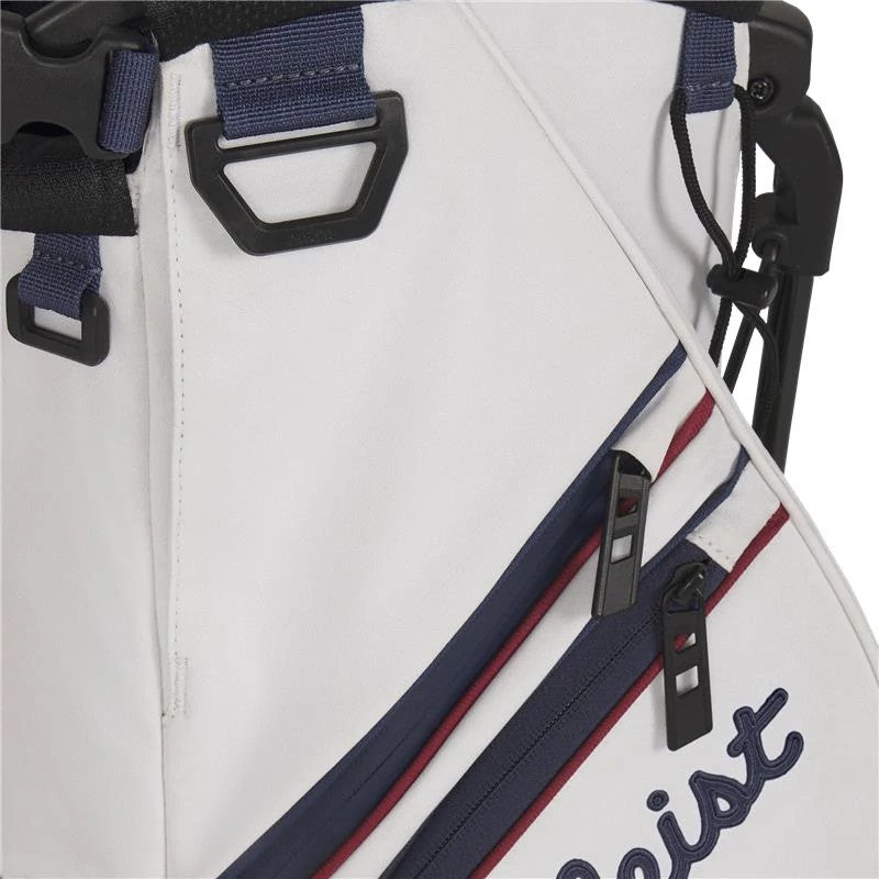 Titleist Players 4 Stand Bag - Limited Edition White/Burgundy/Navy