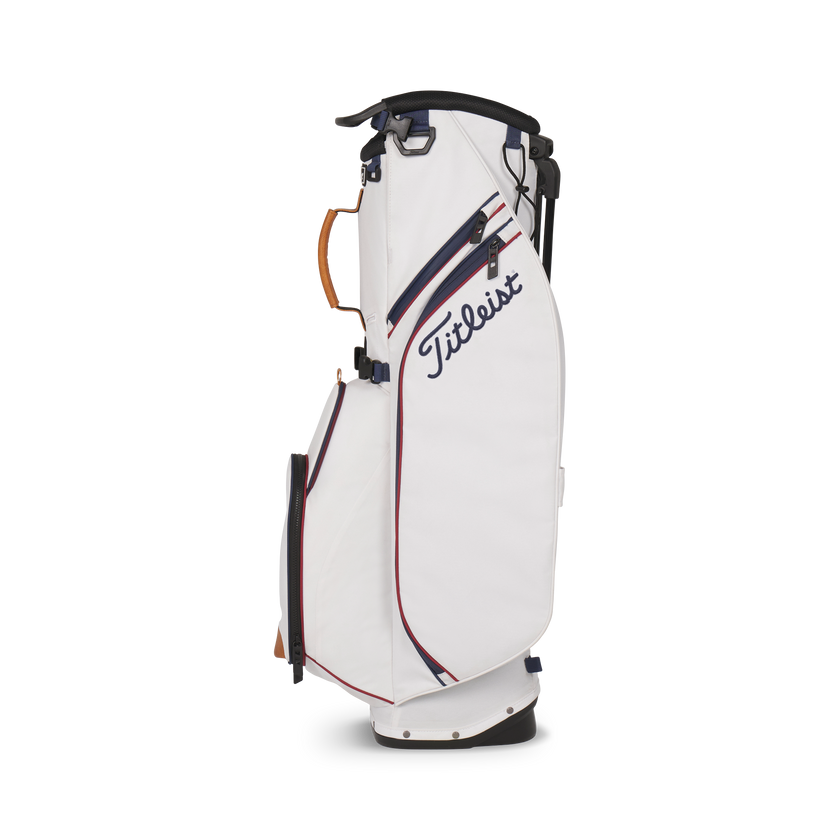 Titleist Players 4 Stand Bag - Limited Edition White/Burgundy/Navy