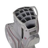 2026 Titleist Cart 15 Golf Bag - Cool Grey/Crimson/White