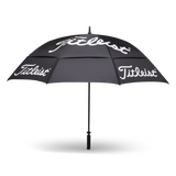 2026 Titleist Double Canopy Tour Umbrella - Black/White