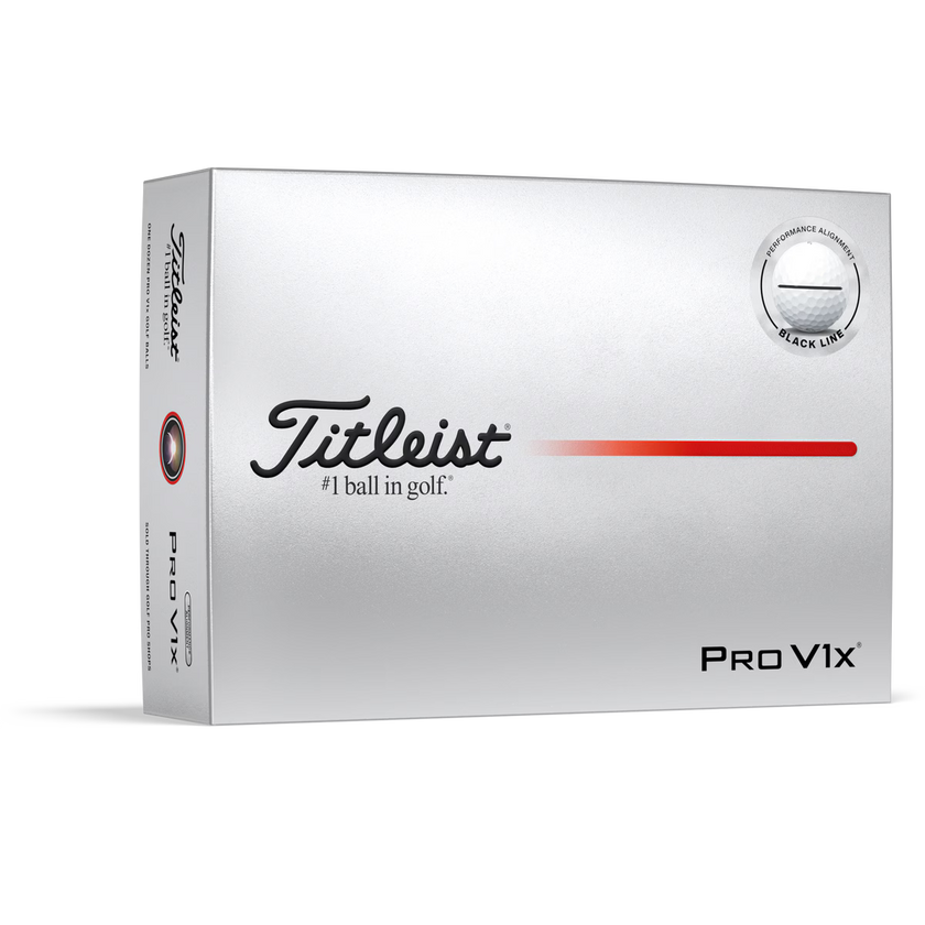 2026 Titleist Pro V1x Performance Alignment Golf Ball - Dozen