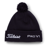 2026 Titleist Tour Pom Pom Beanie - Navy/White