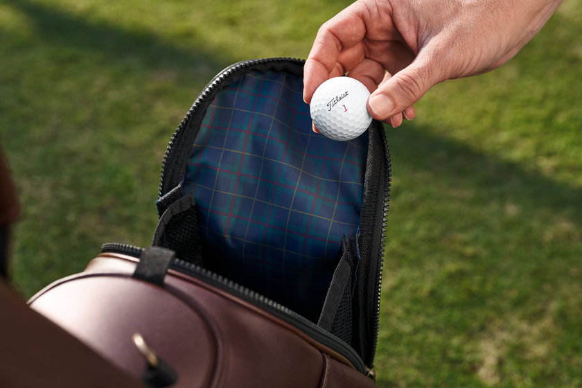 Titleist Links Legend Birthplace of Golf Limited Edition Bag - Noble Brown/Noble Brown/Antique Brass