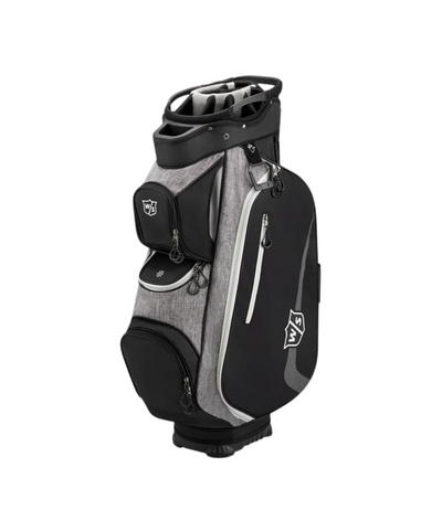 2024 Wilson Xtra Cart Bag - Black/Grey/White