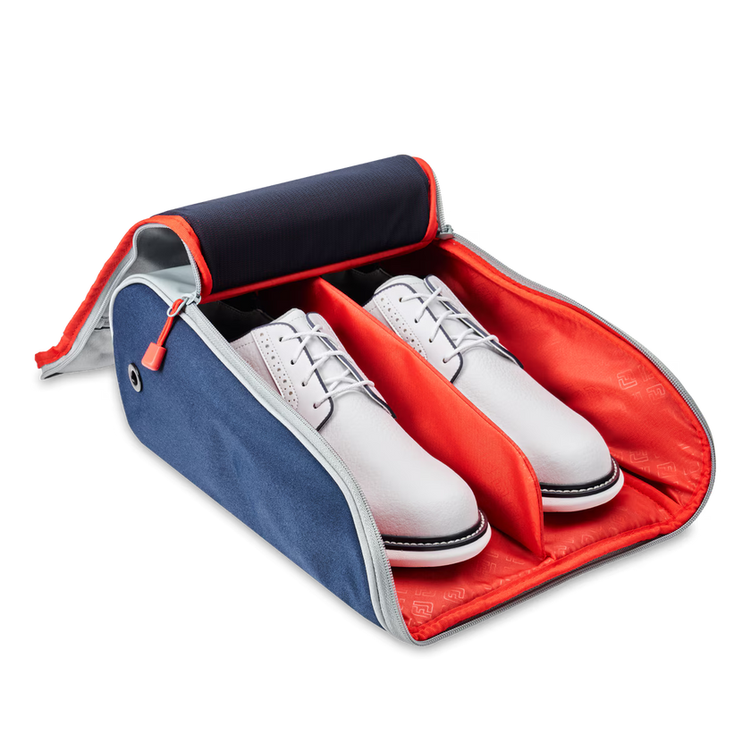 FootJoy Deluxe Shoe Bag - Grey/Navy