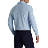 FootJoy Men's Long Sleeve Sun Protection Polo - Sky