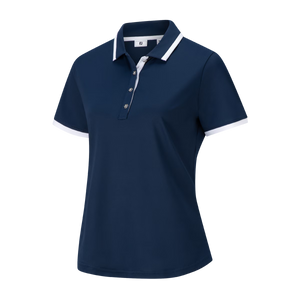 FootJoy Womens Stretch Pique With Trim Polo
