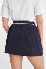 2025 Huffer Women's Birdie Pleated Skort - Navy