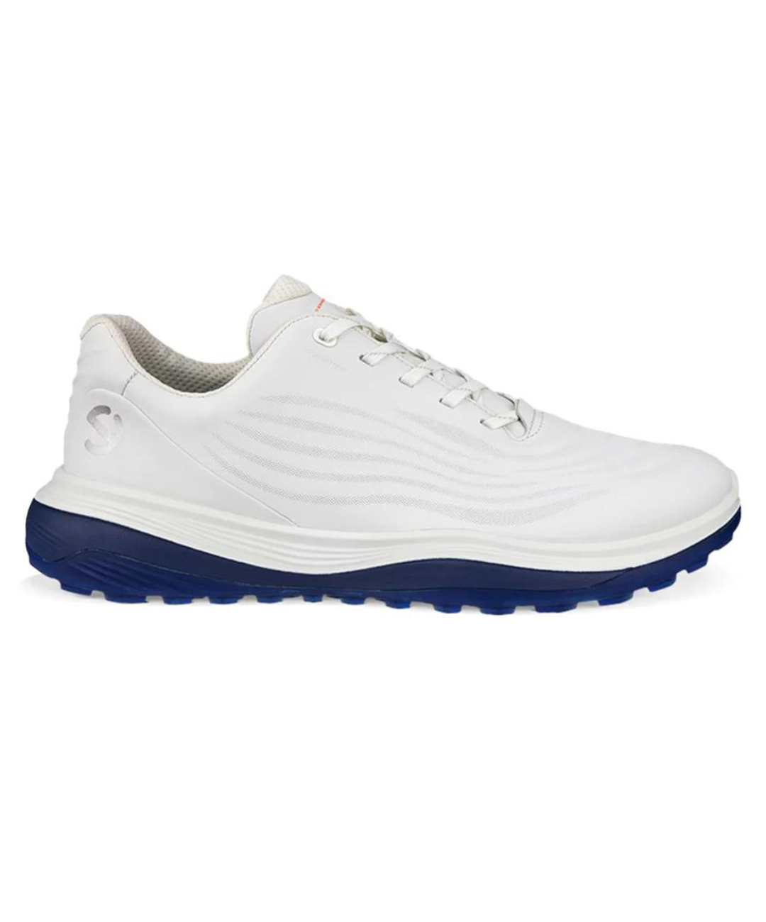 2024 ECCO Mens LT1 Golf Shoe White/Blue The Clubroom