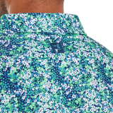 2026 FootJoy Men's Garden Print Lisle Polo - Navy