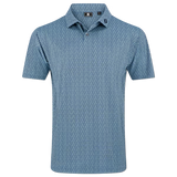 2026 FootJoy Men's Modernist Pique Polo - Steel Blue/Navy