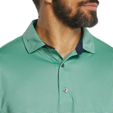 2026 FootJoy Circle Foulard Lisle Polo - Seafoam/Navy