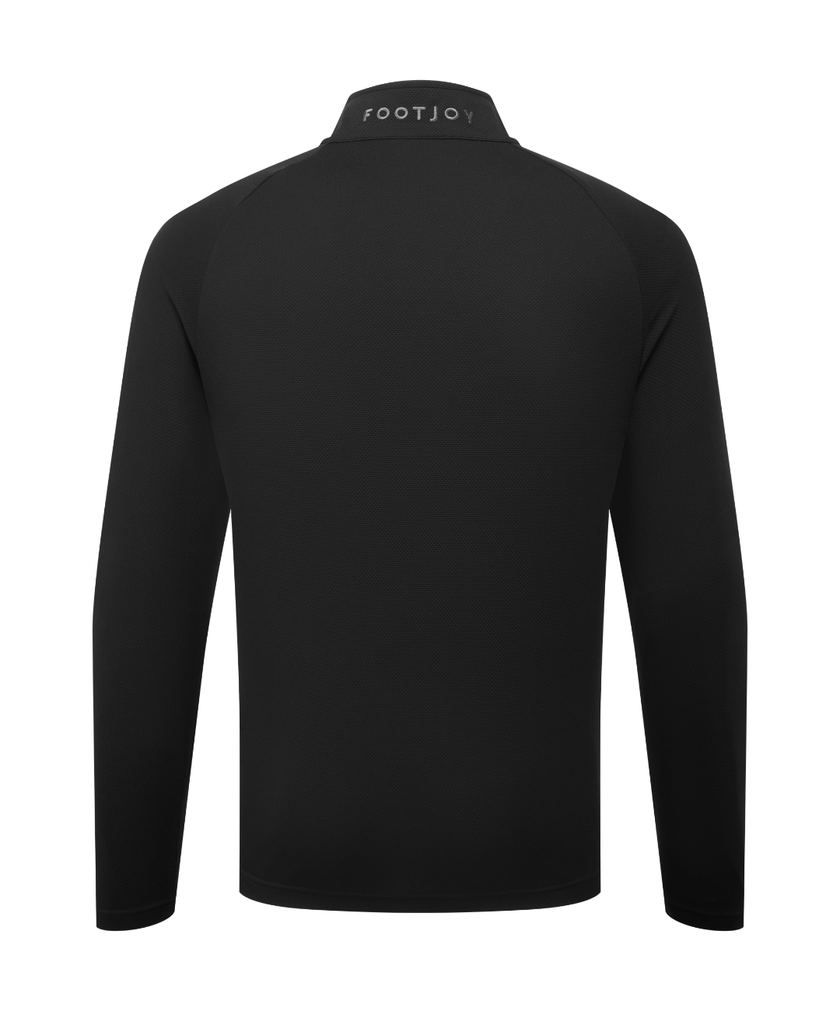 FootJoy Men's FJ Wordmark Chill-Out Pullover - Black