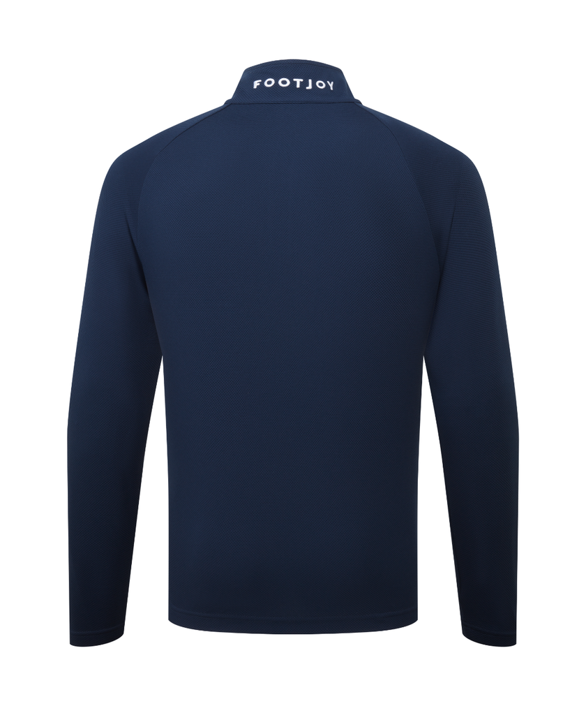 FootJoy Wordmark Chill-Out Pullover - Navy