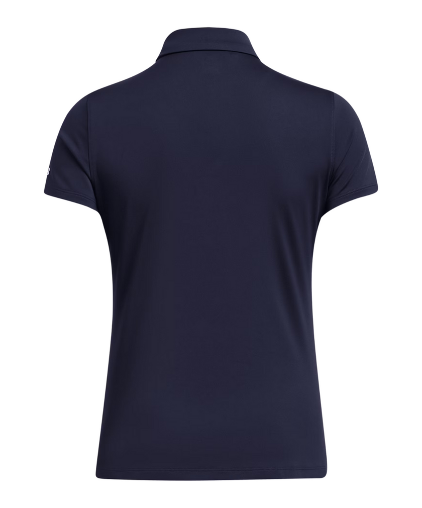 Under Armour Women's Playoff Short Sleeve Polo - Midnight Navy/Halo Grey